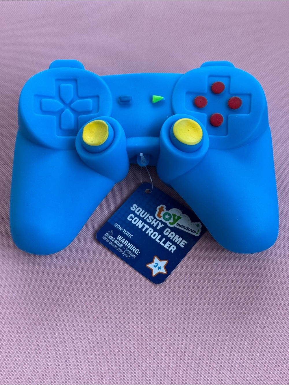 Nintendo Game Controller Console Squish Fidget Soft Squeeze Blue NWT New